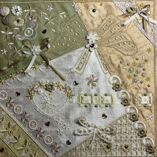 Romantic Crazy Quilt 12