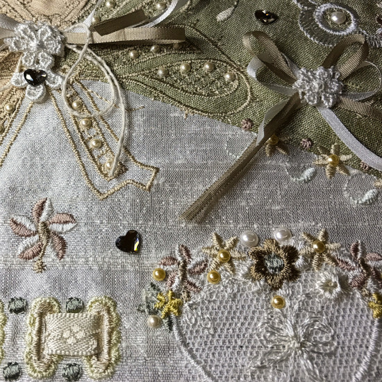 Romantic Crazy Quilt 12