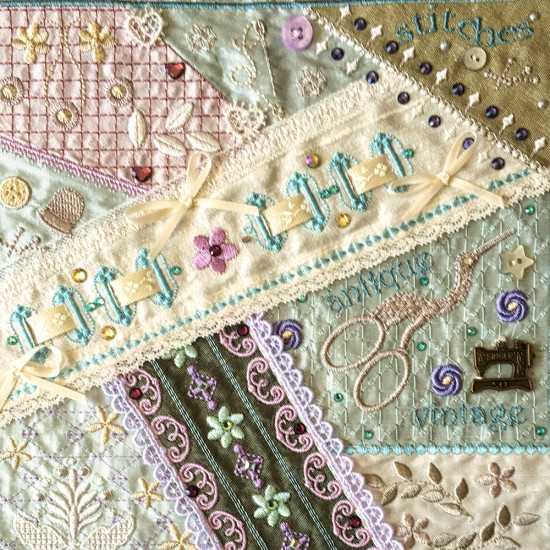 Romantic Crazy Quilt 10