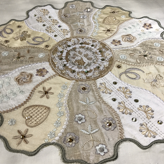 Romantic Crazy Quilt 13