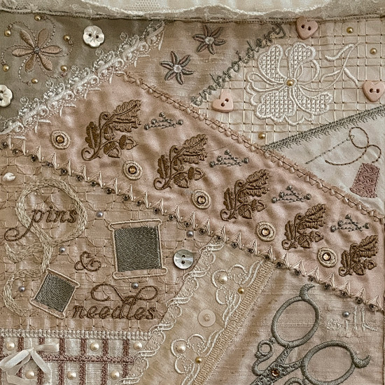 Romantic Crazy Quilt 7