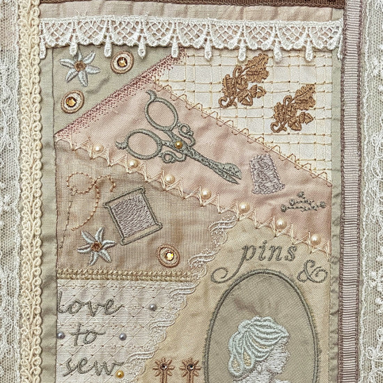 Romantic Crazy Quilt 7