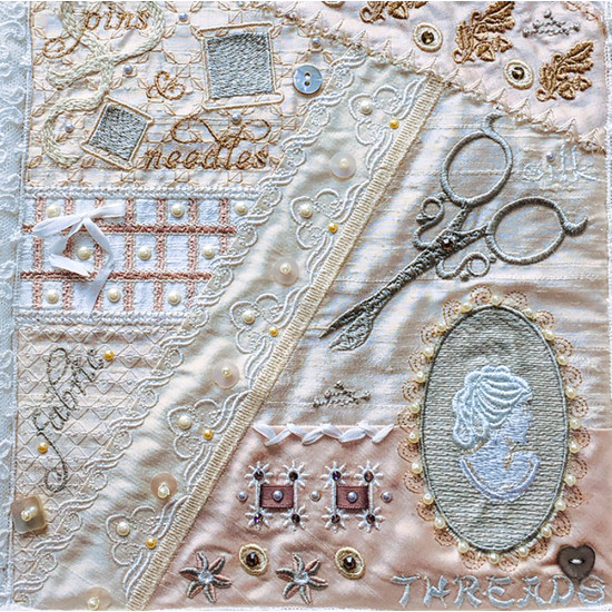 Romantic Crazy Quilt 7