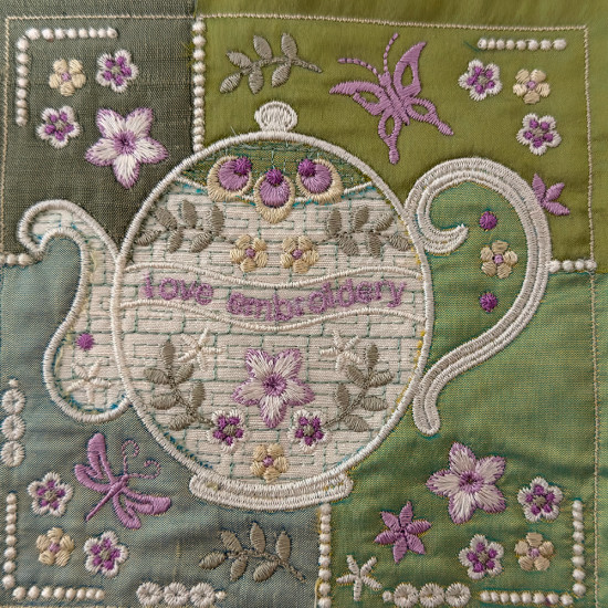 Romantic Crazy Quilt 16  