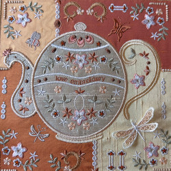 Romantic Crazy Quilt 16  