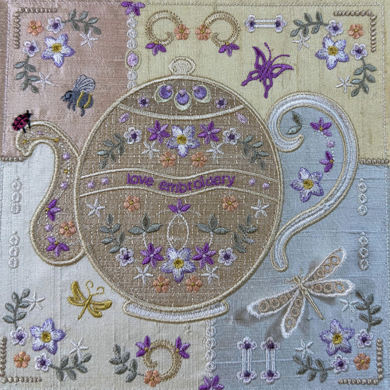 Romantic Crazy Quilt 16  