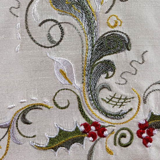 Rosemaling Christmas Machine Embroidery designs