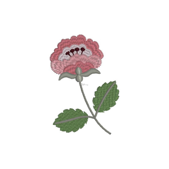 Floral machine embroidery designs with musical twist