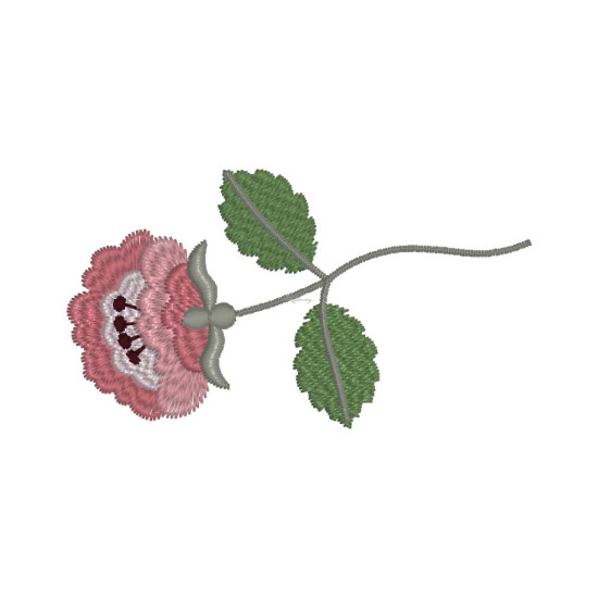 Floral machine embroidery designs with musical twist