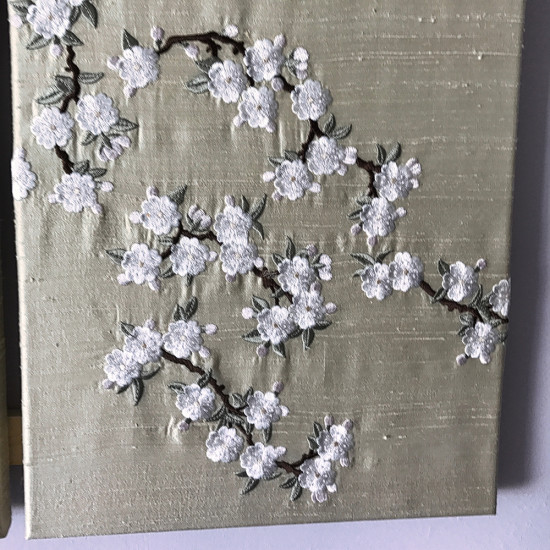 Japanese Blossoms Machine embroidery designs for silk thread