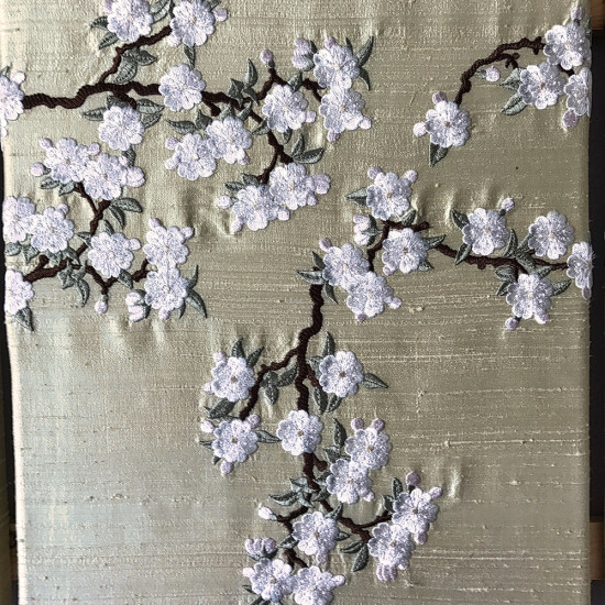 Japanese Blossoms Machine embroidery designs for silk thread