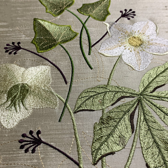 hellebore botanical embroidery designs