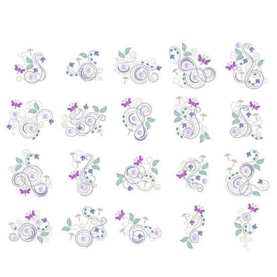 Amore Grunge machine embroidery designs