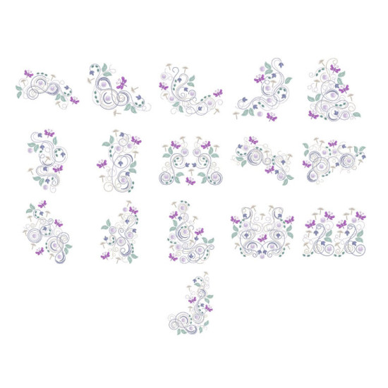 Amore Grunge machine embroidery designs