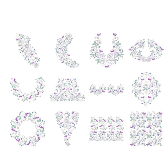 Amore Grunge machine embroidery designs