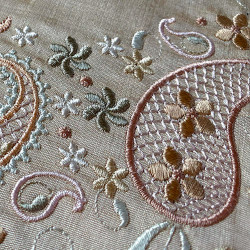 Almond Silk Paisley 1