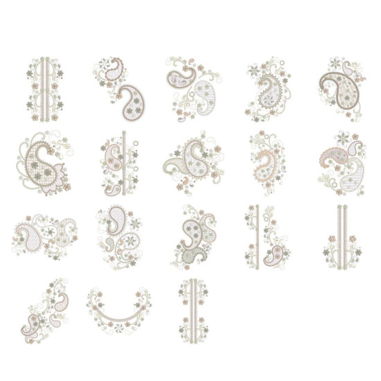 The Almond Silk Paisley Collection