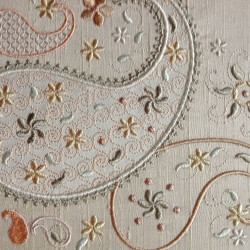 Almond Silk Paisley 3