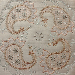 Almond Silk Paisley 4