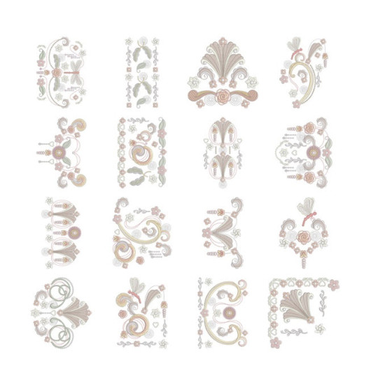 Breathtakingly Beautiful Curlicues machine embroidery designs