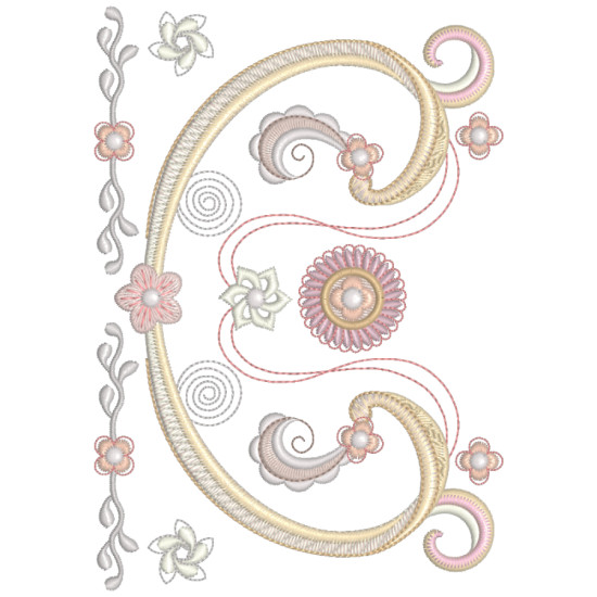 Breathtakingly Beautiful Curlicues machine embroidery designs