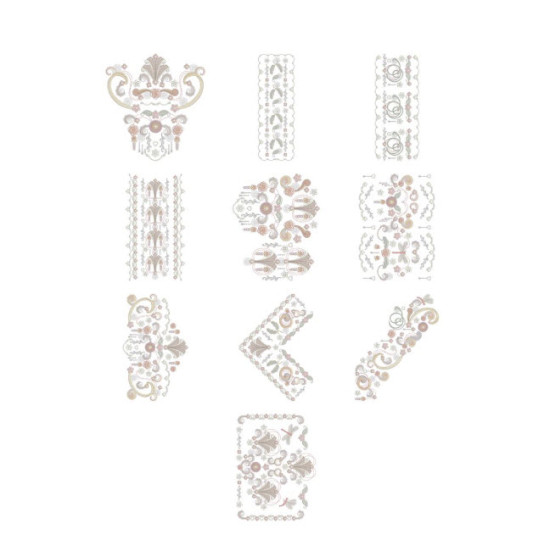 Breathtakingly Beautiful Curlicues machine embroidery designs