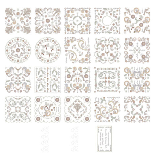 Breathtakingly Beautiful Curlicue Quilt Blocks