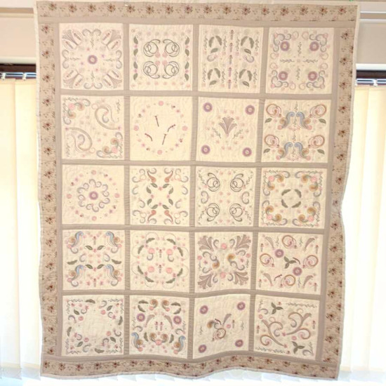 Breathtakingly Beautiful Curlicue Quilt Blocks