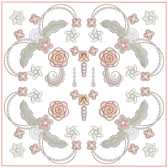 Breathtakingly Beautiful Curlicue Quilt Blocks