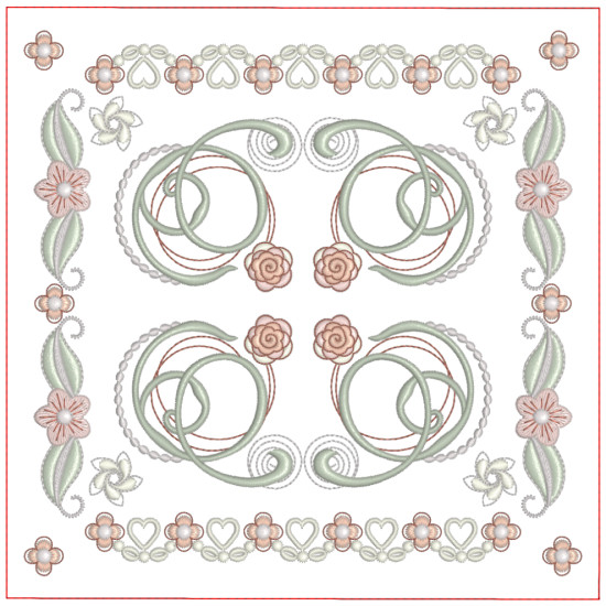 Breathtakingly Beautiful Curlicue Quilt Blocks
