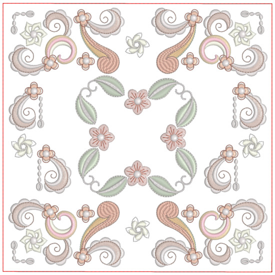 Breathtakingly Beautiful Curlicue Quilt Blocks