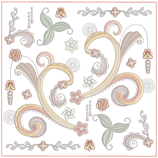 Breathtakingly Beautiful Curlicue Quilt Blocks
