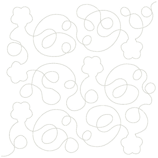 Breathtakingly Beautiful Curlicue Quilt Blocks