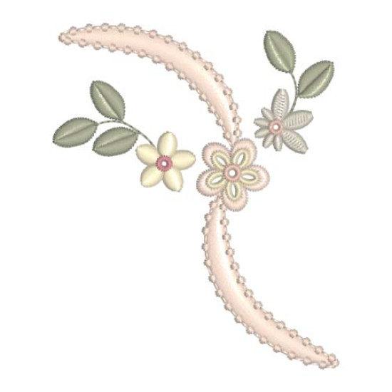 Beatrice Orchid floral embroidery designs