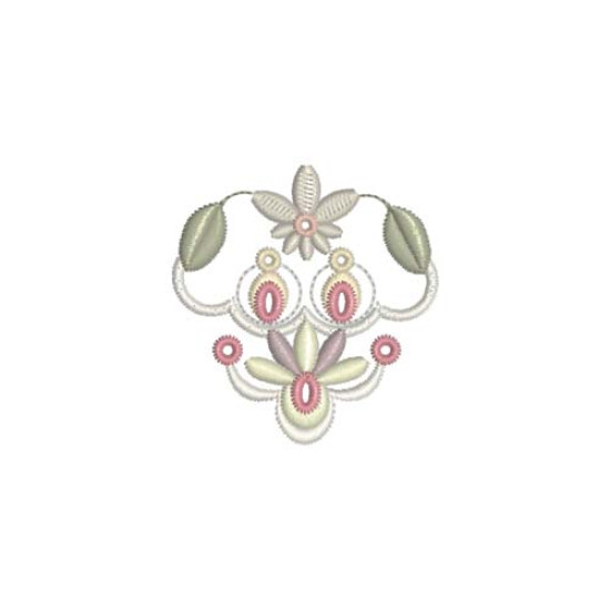 Beatrice Orchid floral embroidery designs