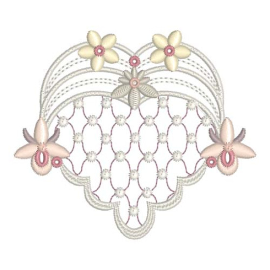 Beatrice Orchid floral embroidery designs