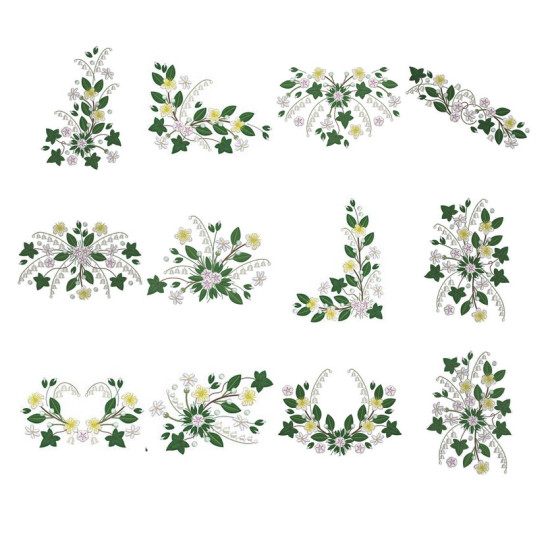 Bridal Grace machine embroidery