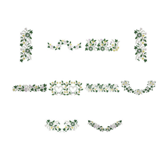 Bridal Grace machine embroidery