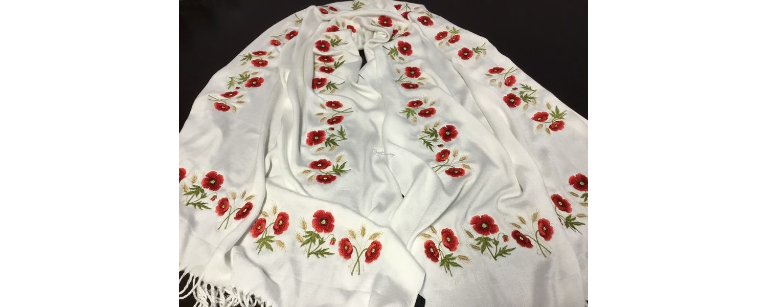 Guest blog: Field of Poppies scarf