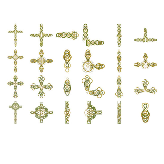 Celtic Crosses machine embroidery designs