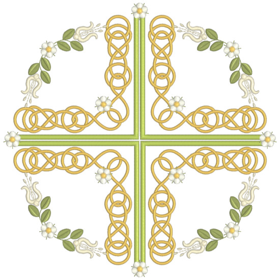 Celtic Easter machine embroidery designs