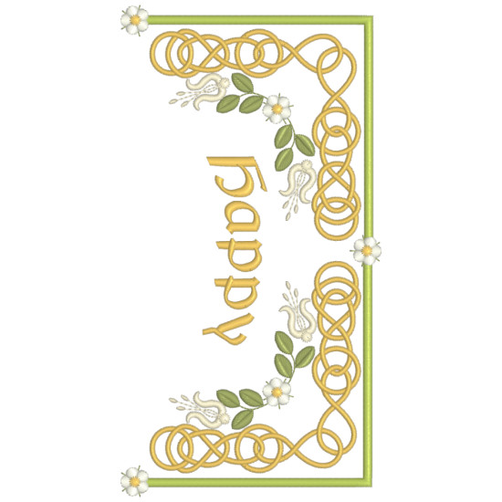 Celtic Easter machine embroidery designs