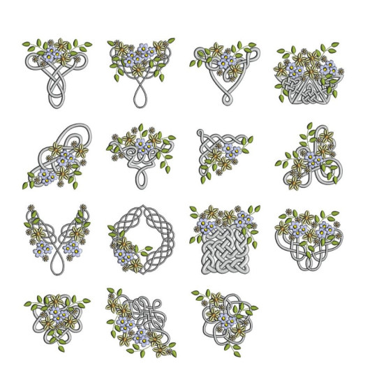Celtic Grace machine embroidery