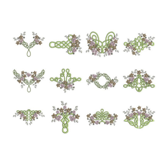 Celtic Grace machine embroidery