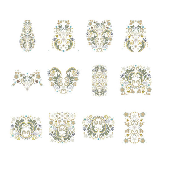 Celestial Grace Heirloom mega embroidery designs