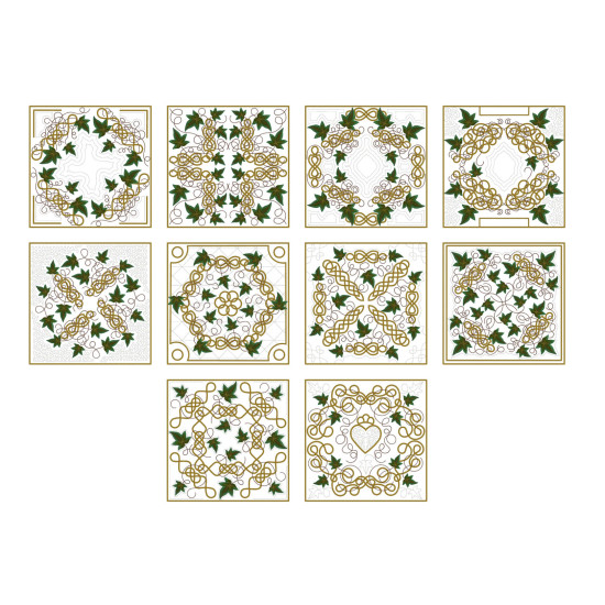 Celtic Ivy Quilt Blocks