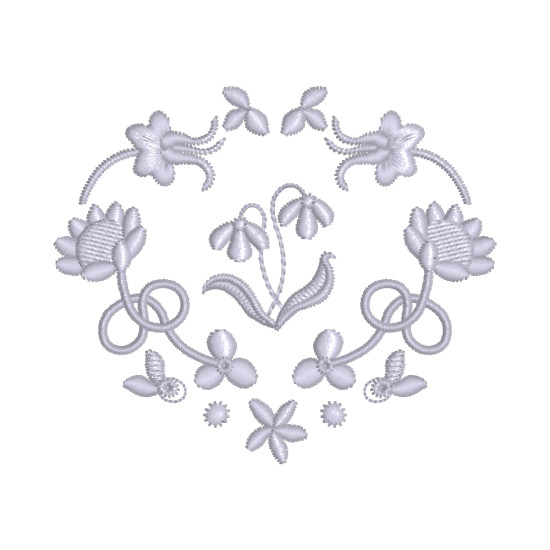 Fleurs Françaises embroidery designs