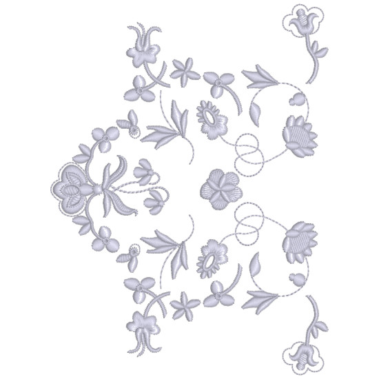 Fleurs Françaises embroidery designs