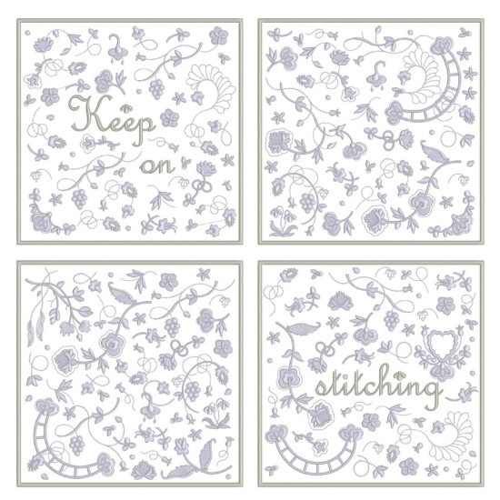 Fleurs Françaises machine embroidery designs