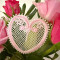 Free Standing Lace Heart 2026